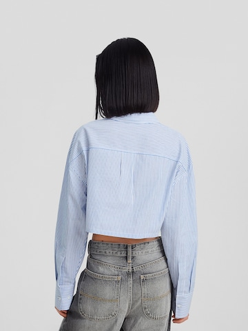 Bershka Blouse in Blue