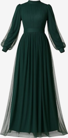 fashionshowcase - Vestido de noche 'SÜKSE' en verde: frente