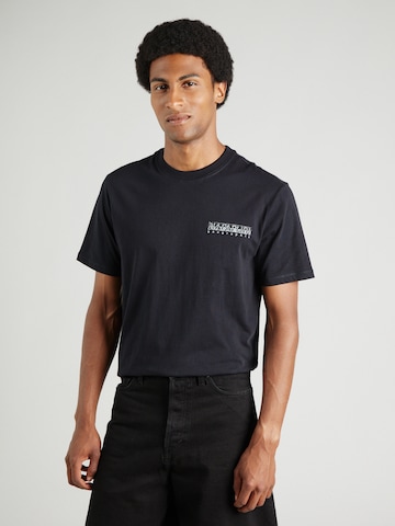 NAPAPIJRI Shirt 'S-TURRACH' in Zwart