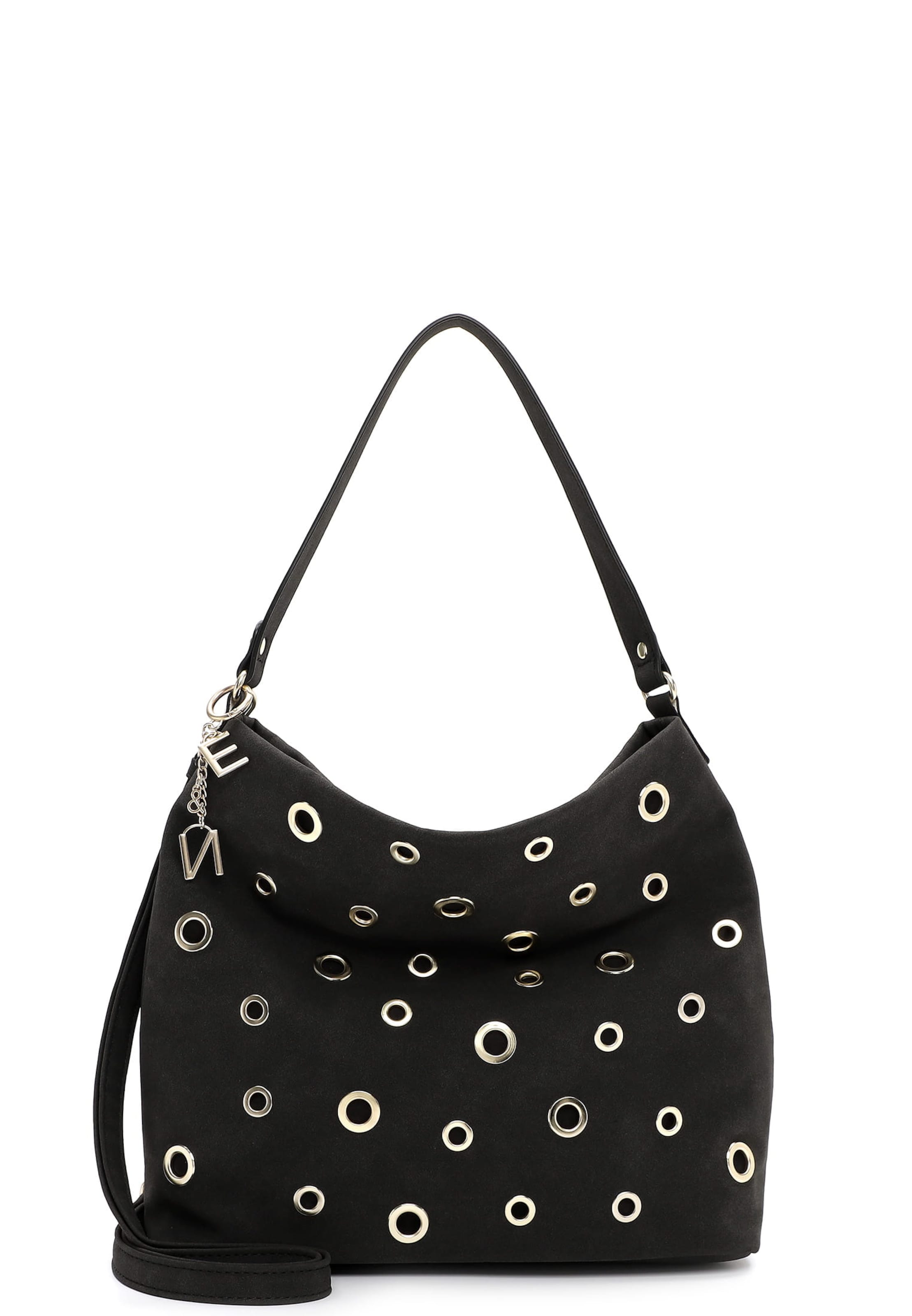 Sac bandoulière 'Heidrun' Emily & Noah en noir : devant