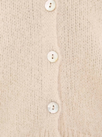 Zwillingsherz Strickjacke in Beige