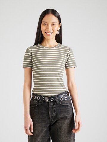 PIECES Shirt 'PCRUKA' in Green: front