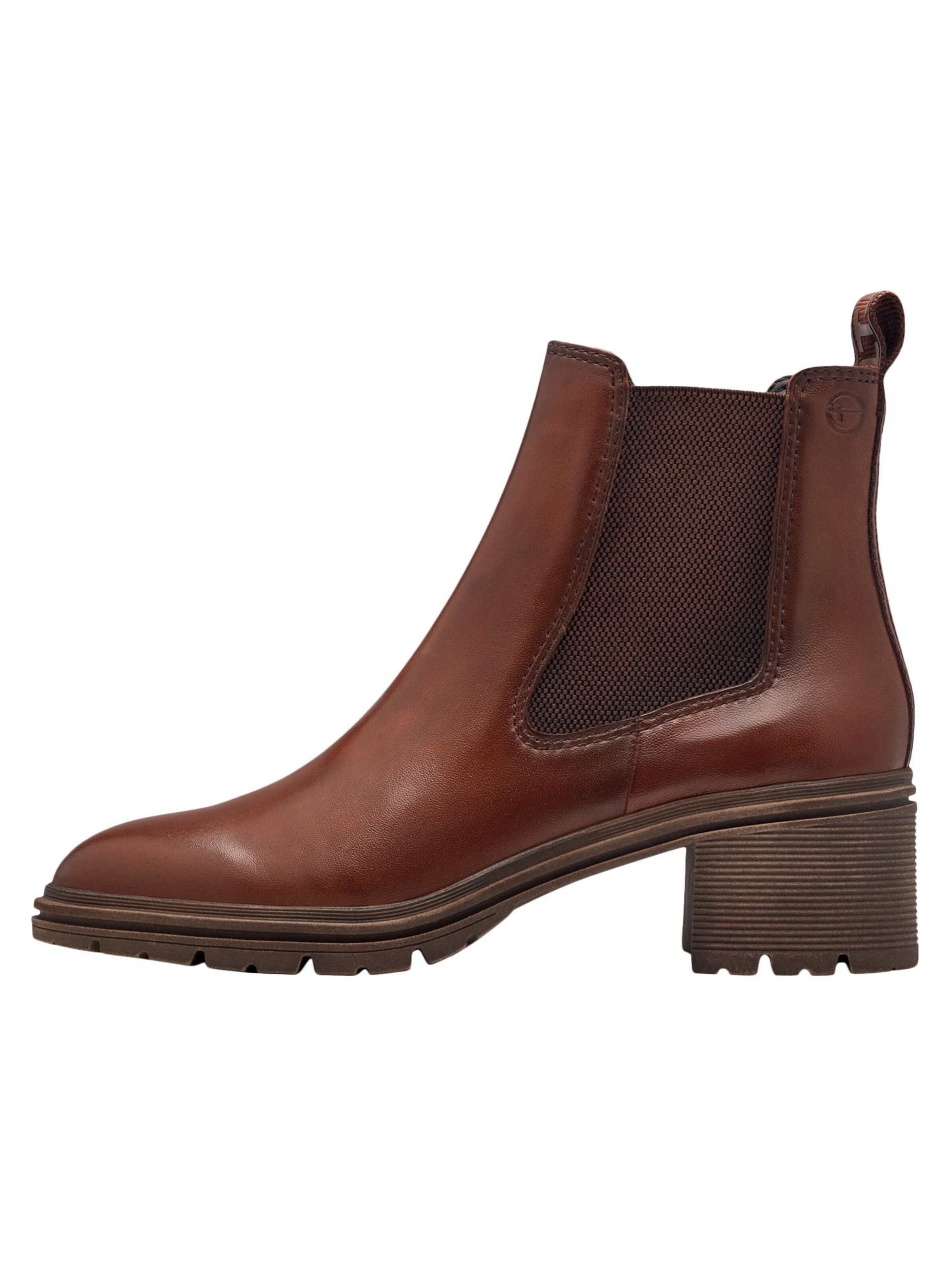 Tamaris Chelsea boots in Brown