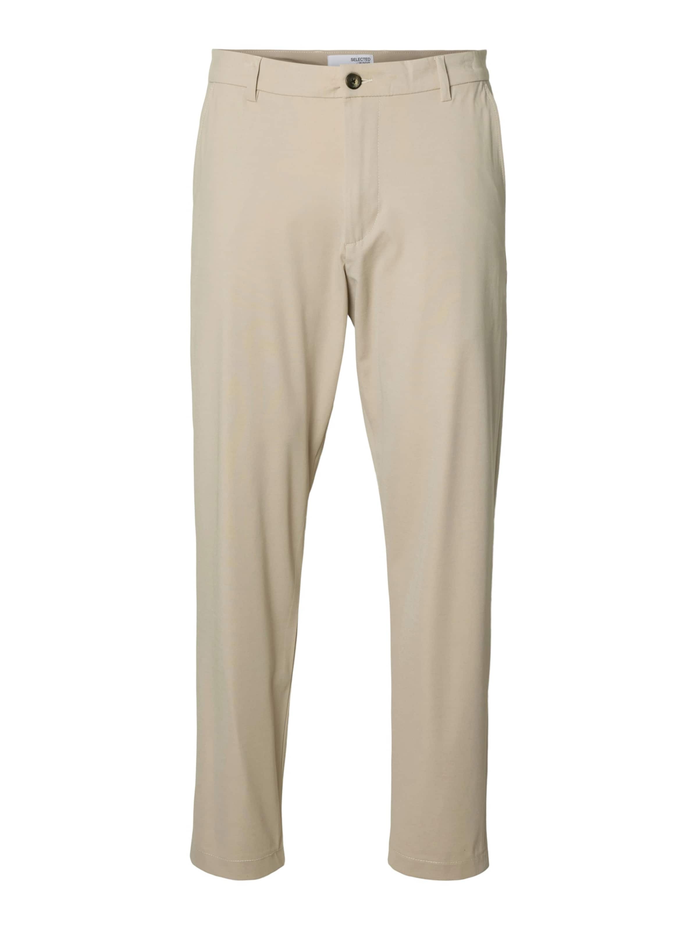 SELECTED Tapered Pants 'SLH172-LORENT' in Beige: front