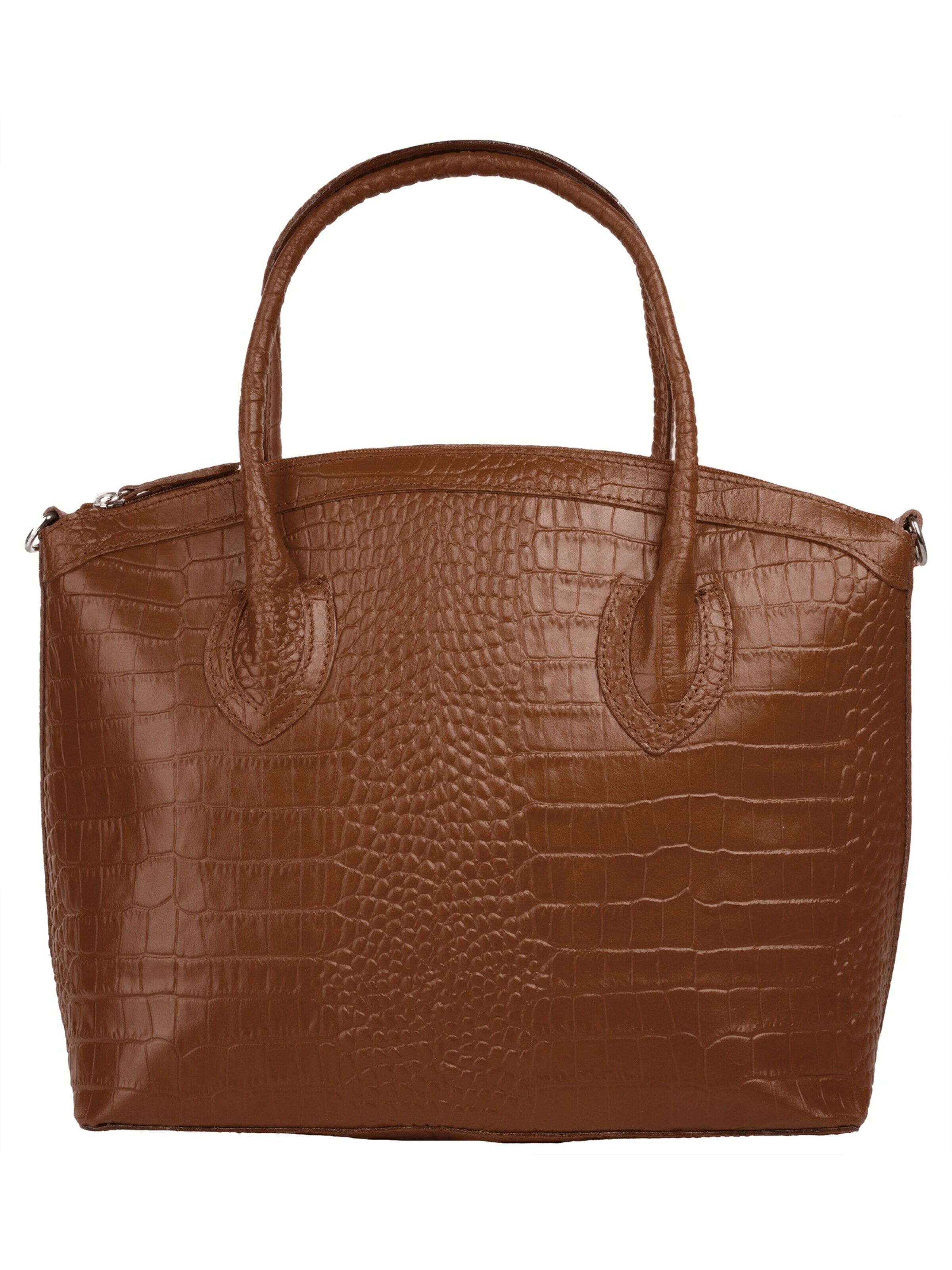 Cluty Handbag in Brown: front
