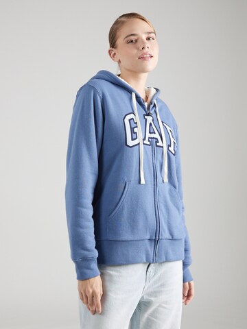 GAP Sweatvest in Blauw: voorkant