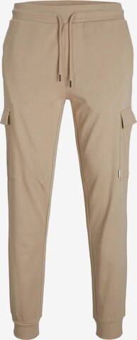 Tapered Pantaloni cargo 'Gordon Shark' di JACK & JONES in beige: frontale