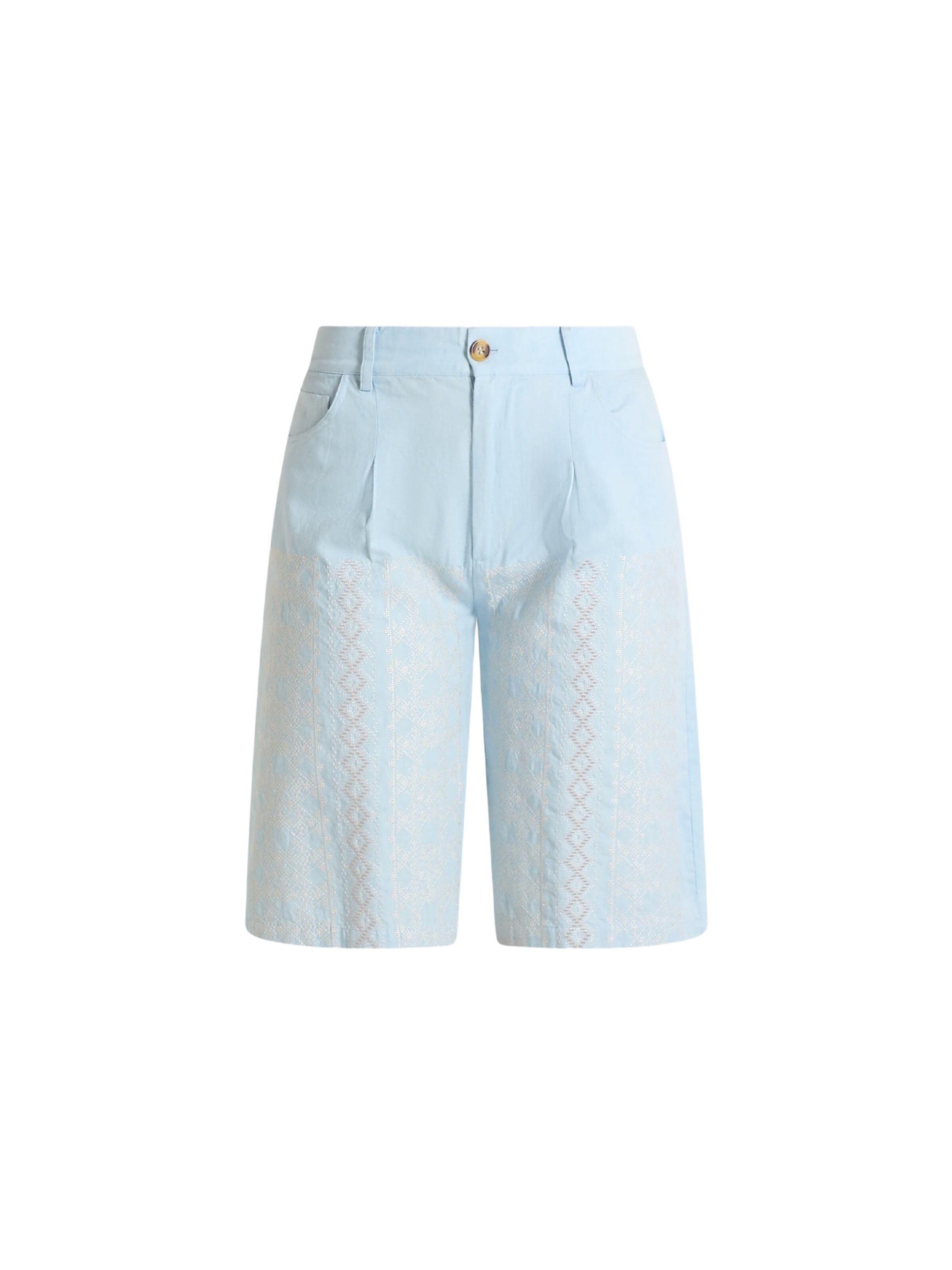 Semicouture Wide leg Jeans in Blue: front