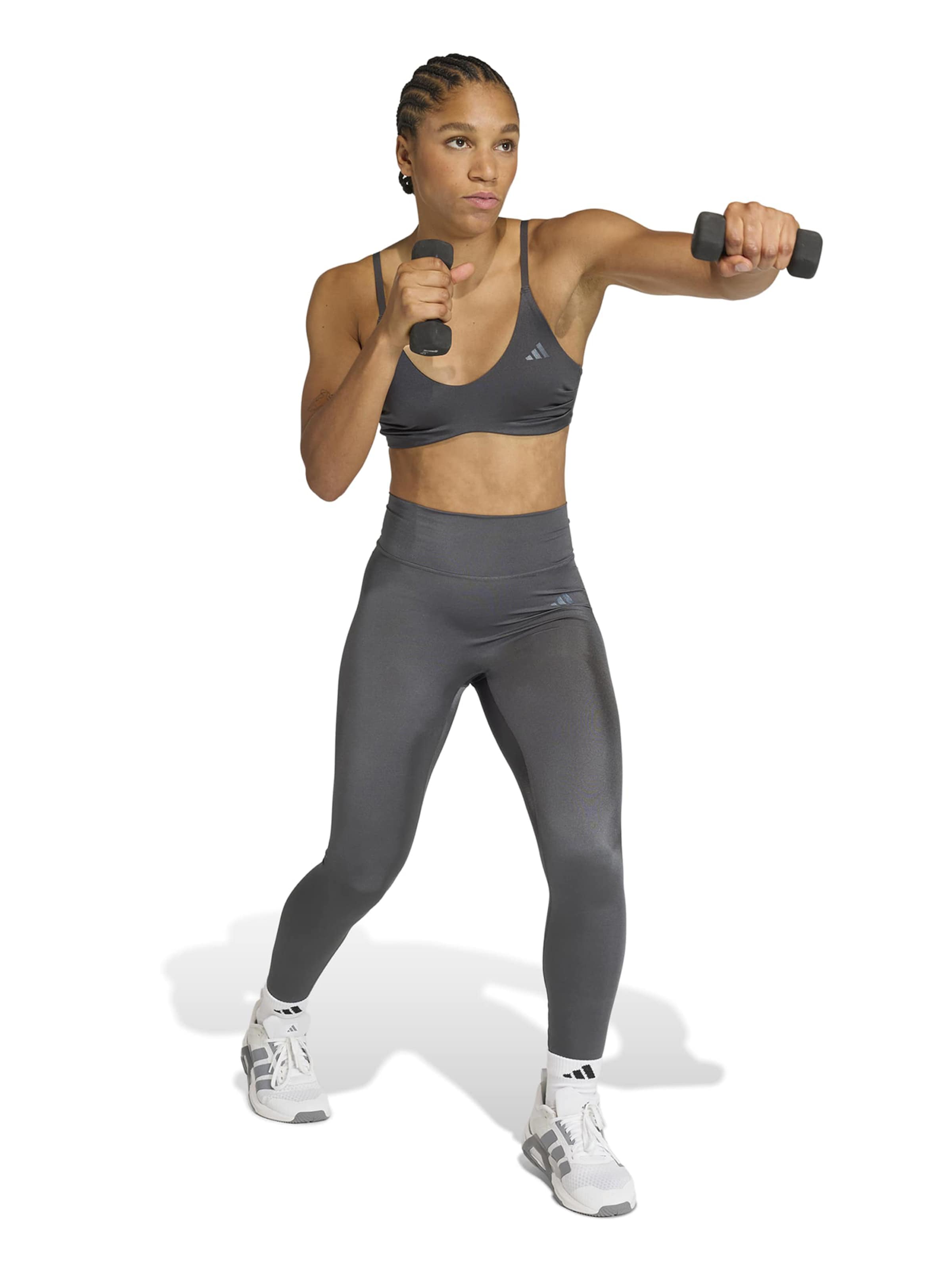 ADIDAS PERFORMANCE Skinny Παντελόνι φόρμας 'OPT ESS' σε γκρι