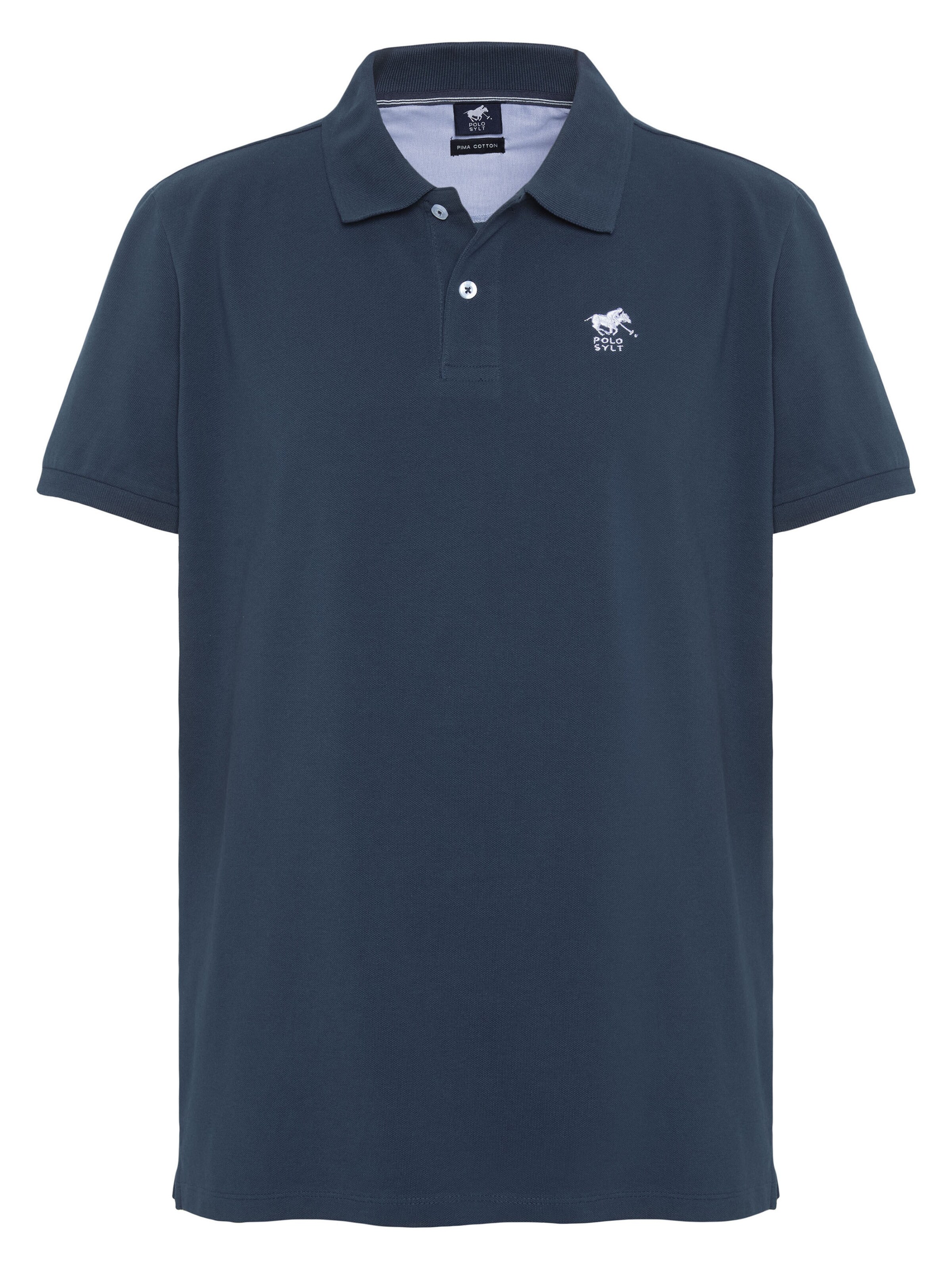 Polo Sylt Shirt in Blue: front