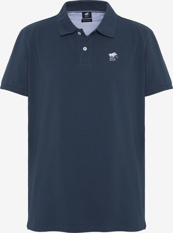 Polo Sylt Shirt in Blue: front