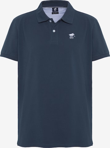 Polo Sylt Shirt in Blue: front
