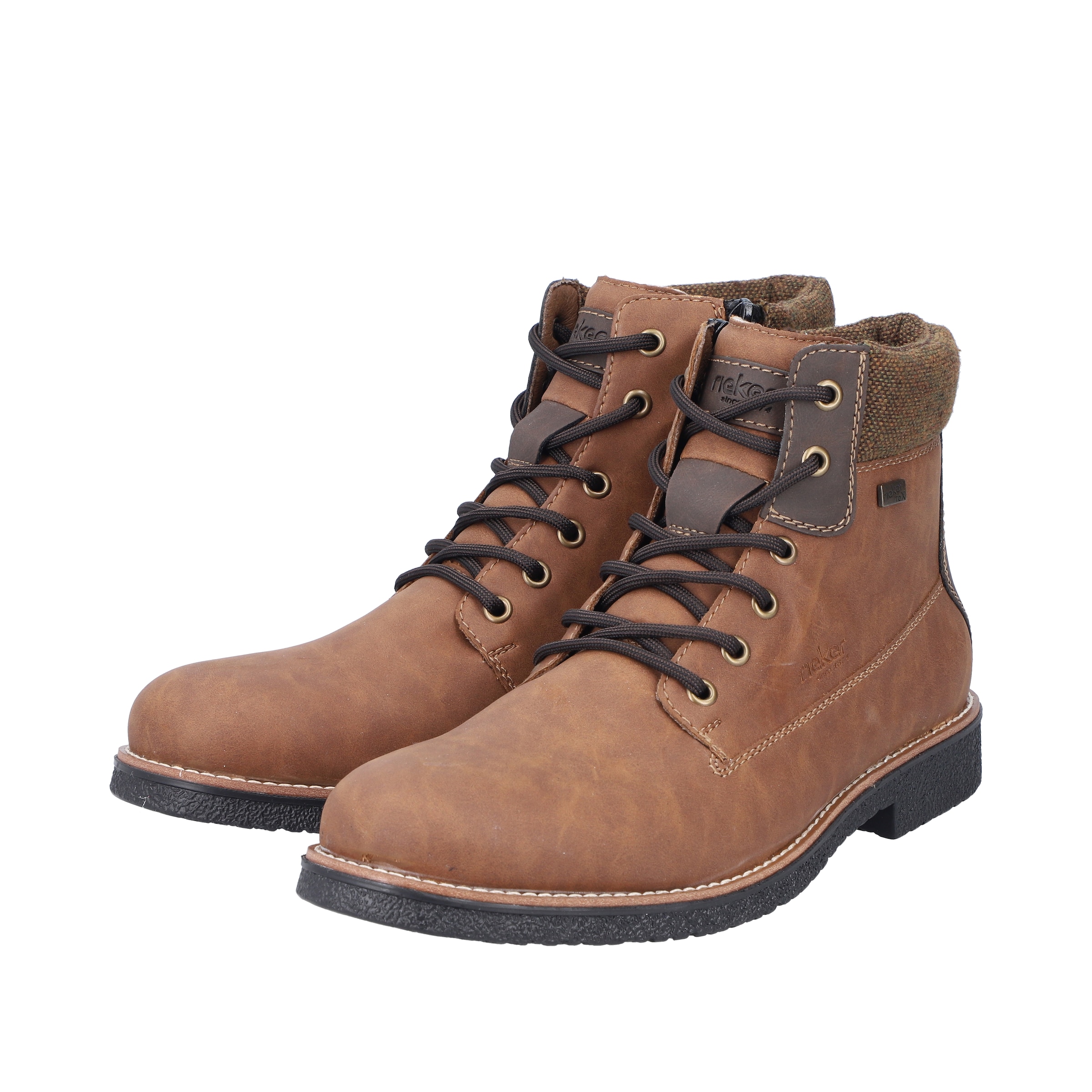 Rieker Lace-Up Boots '32030' in Brown