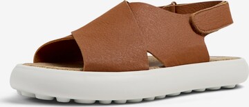 CAMPER Sandals 'Pelotas Flota' in Brown: front