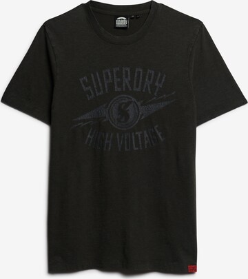 Superdry Shirt in Zwart: voorkant