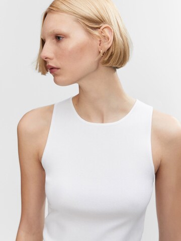 MANGO Top 'HERNAN' in White