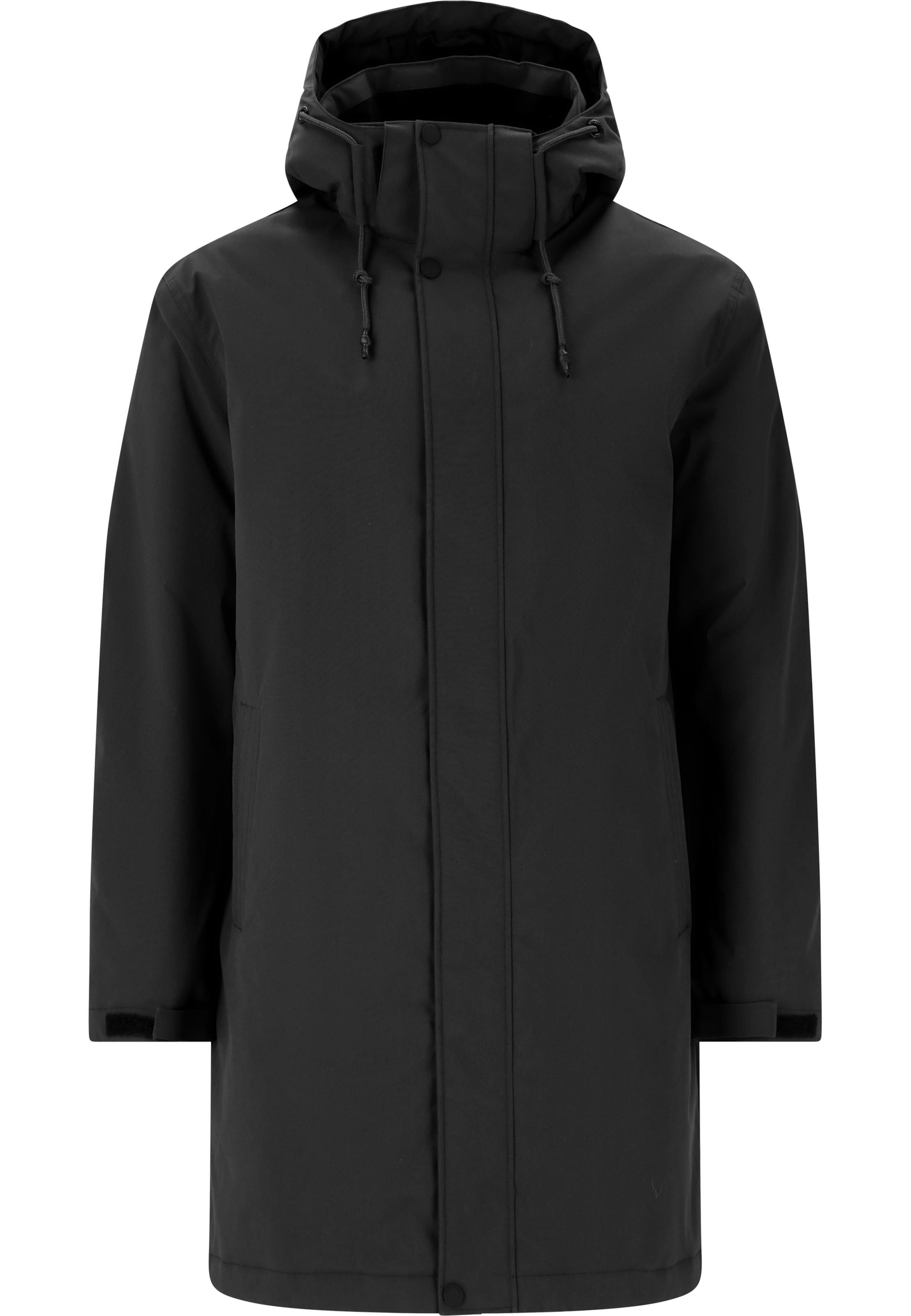 Whistler Parka 'Volcan' in Schwarz: Vorderseite