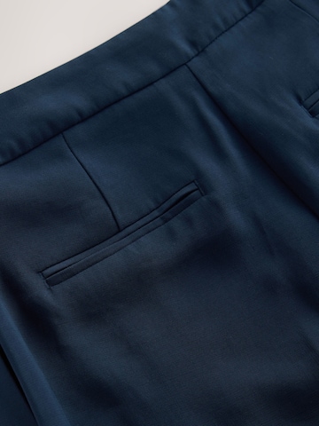 Next - Pierna ancha Pantalón de pinzas en azul