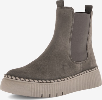 GABOR - Botas chelsea '73.540' em cinzento: frente
