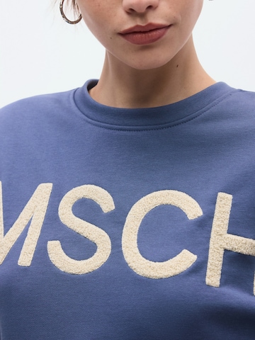 Sweat-shirt 'Mela Briena' MSCH COPENHAGEN en bleu