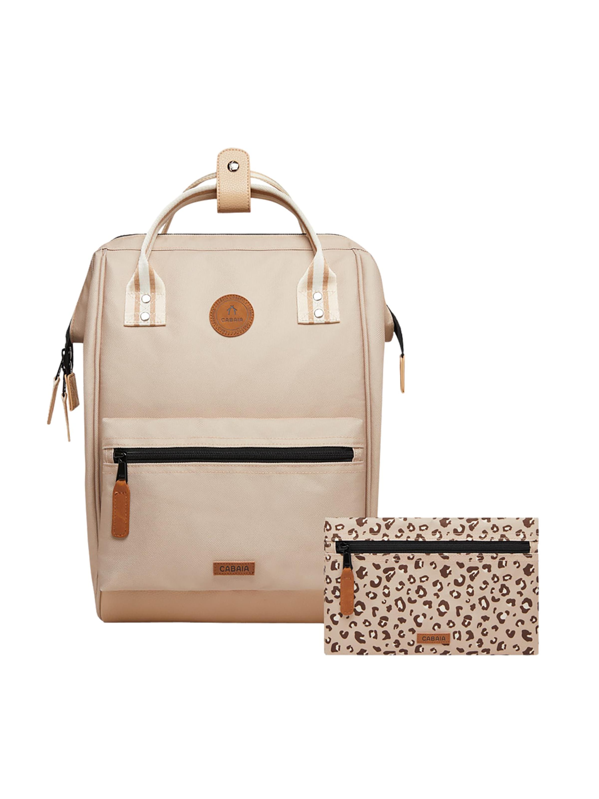 Cabaia Backpack 'Adventurer' in Beige: front
