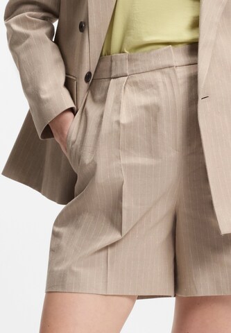 HUGO Loosefit Shorts 'Hamonu' in Beige