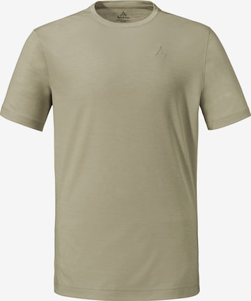 T-Shirt fonctionnel 'Galerne' Schöffel en vert : devant