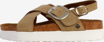 terre de marins Sandal 'Shylo-Ledersandalen' in Beige: front