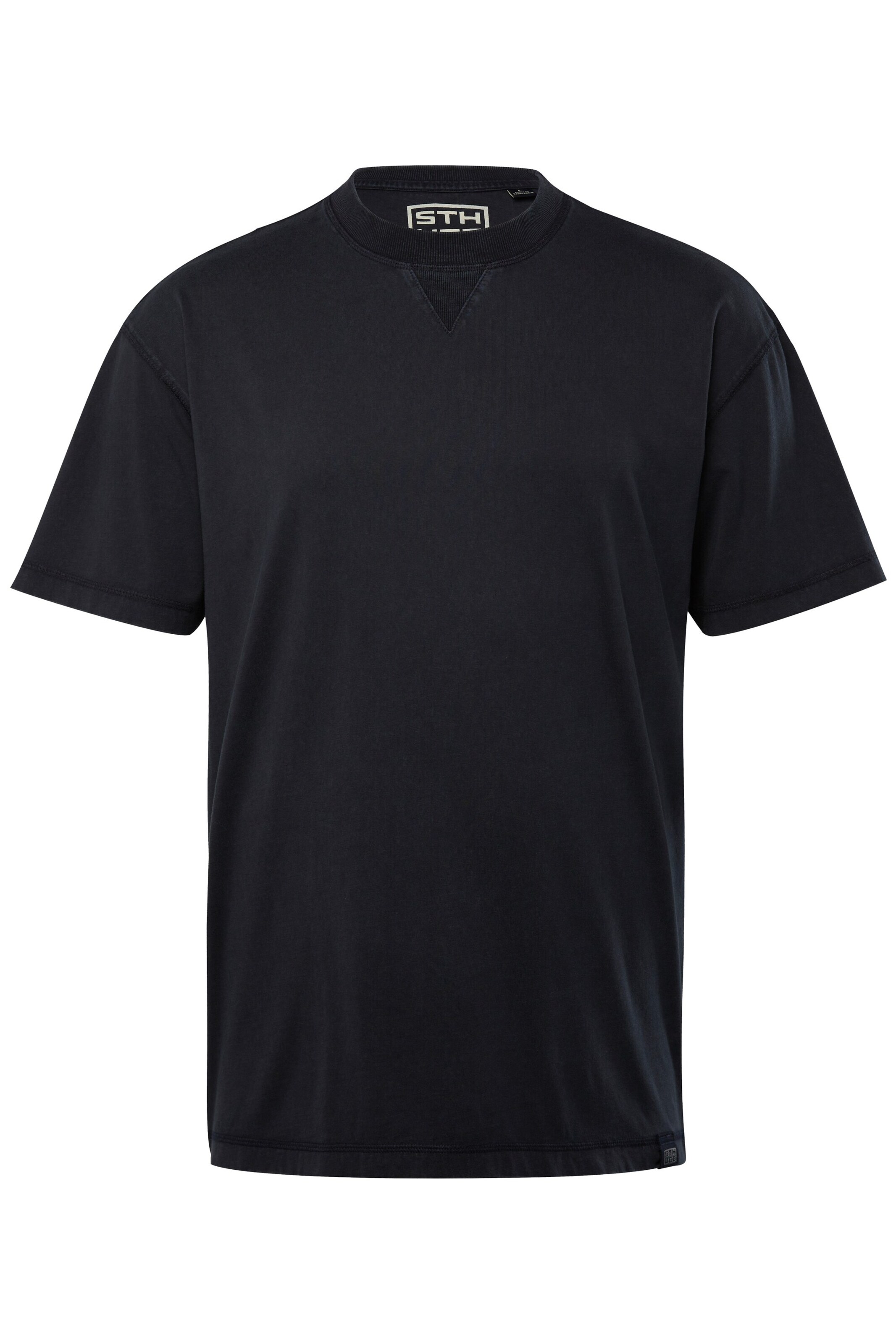 T-Shirt STHUGE en bleu : devant