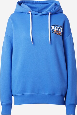 Sweat-shirt Eight2Nine en bleu : devant