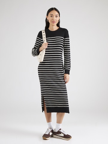 Robes en maille ROXY en noir : devant