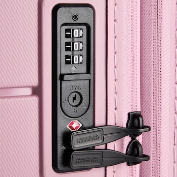 American Tourister Trolley 'Dashpop' in Pink