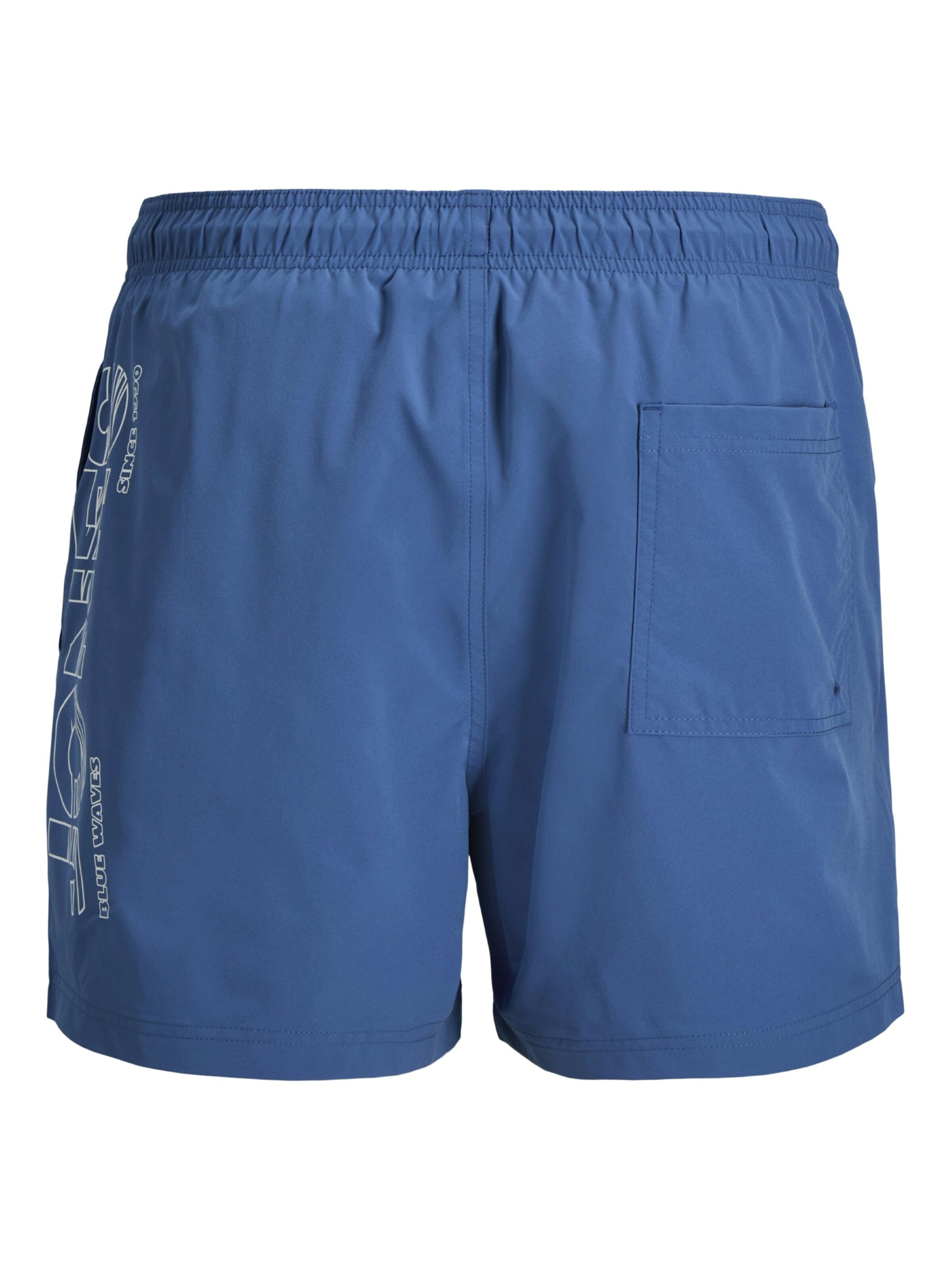 JACK & JONES Zwemshorts 'JPSTMaui' in Blauw