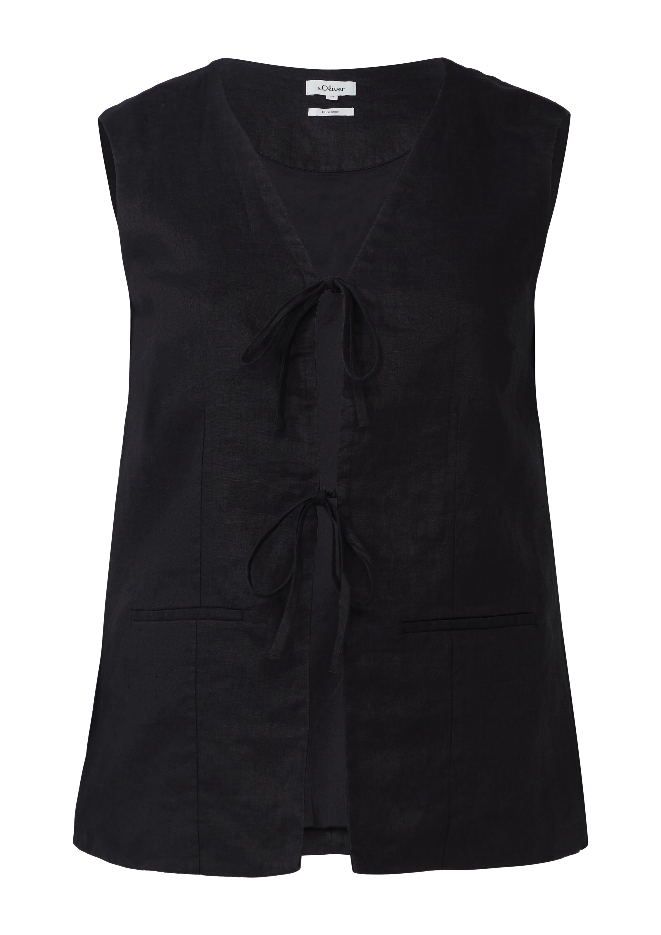 s.Oliver Bodywarmer in Zwart: voorkant