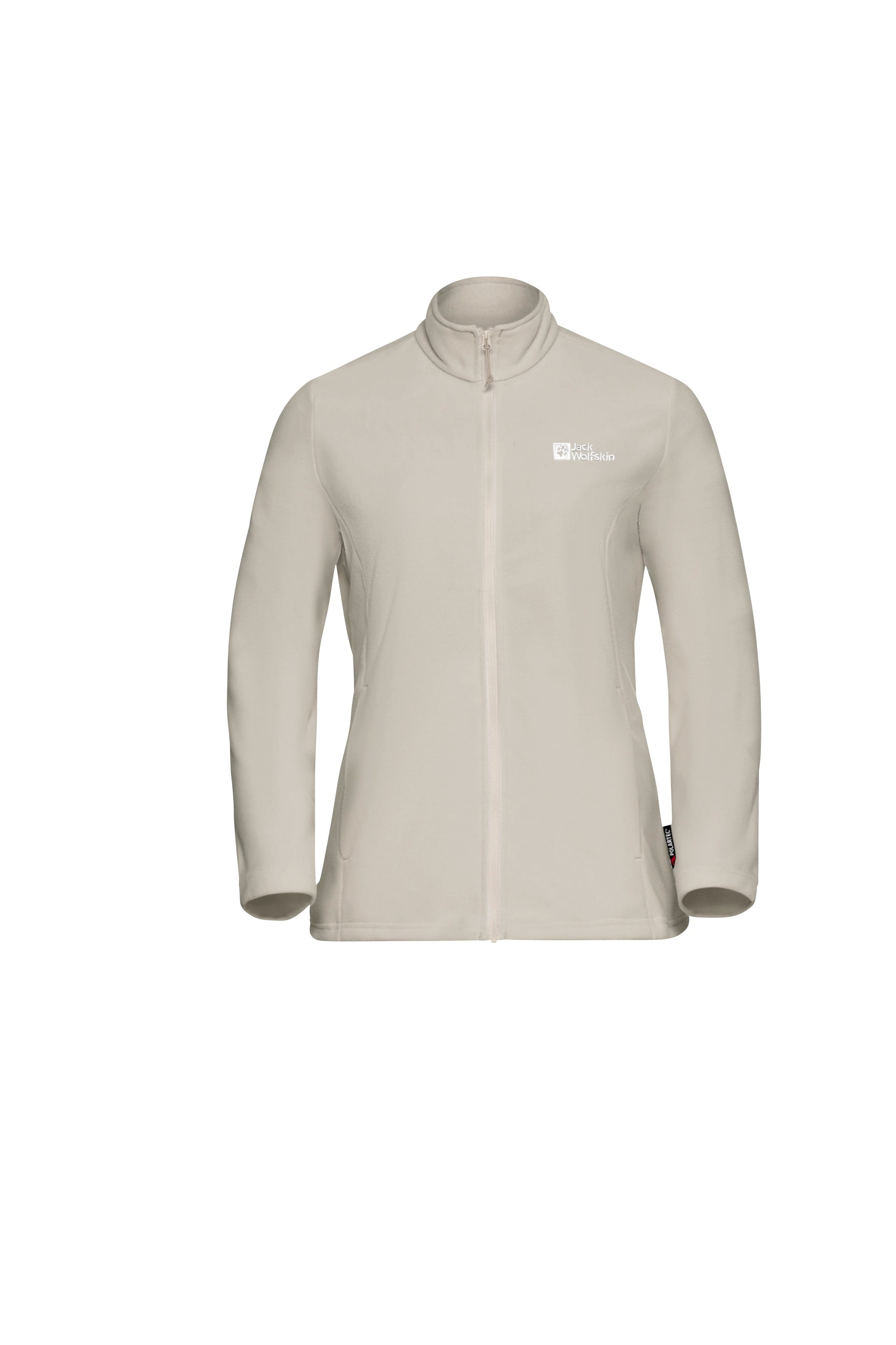 JACK WOLFSKIN Funktionsfleecejacke 'Taunus' in Beige: Vorderseite