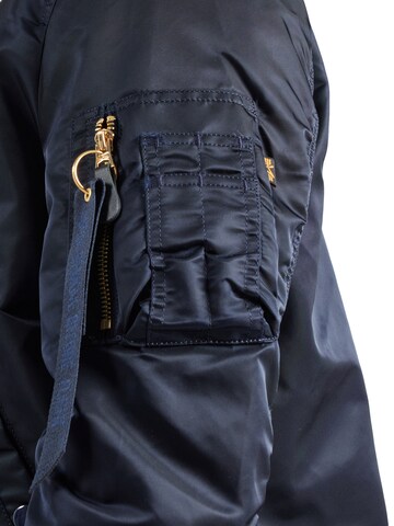 ALPHA INDUSTRIES Between-season jacket 'MA-1 VF LW' in Blue