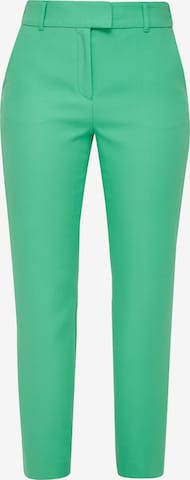 s.Oliver BLACK LABEL Slimfit Παντελόνι σε πράσινο: μπροστά