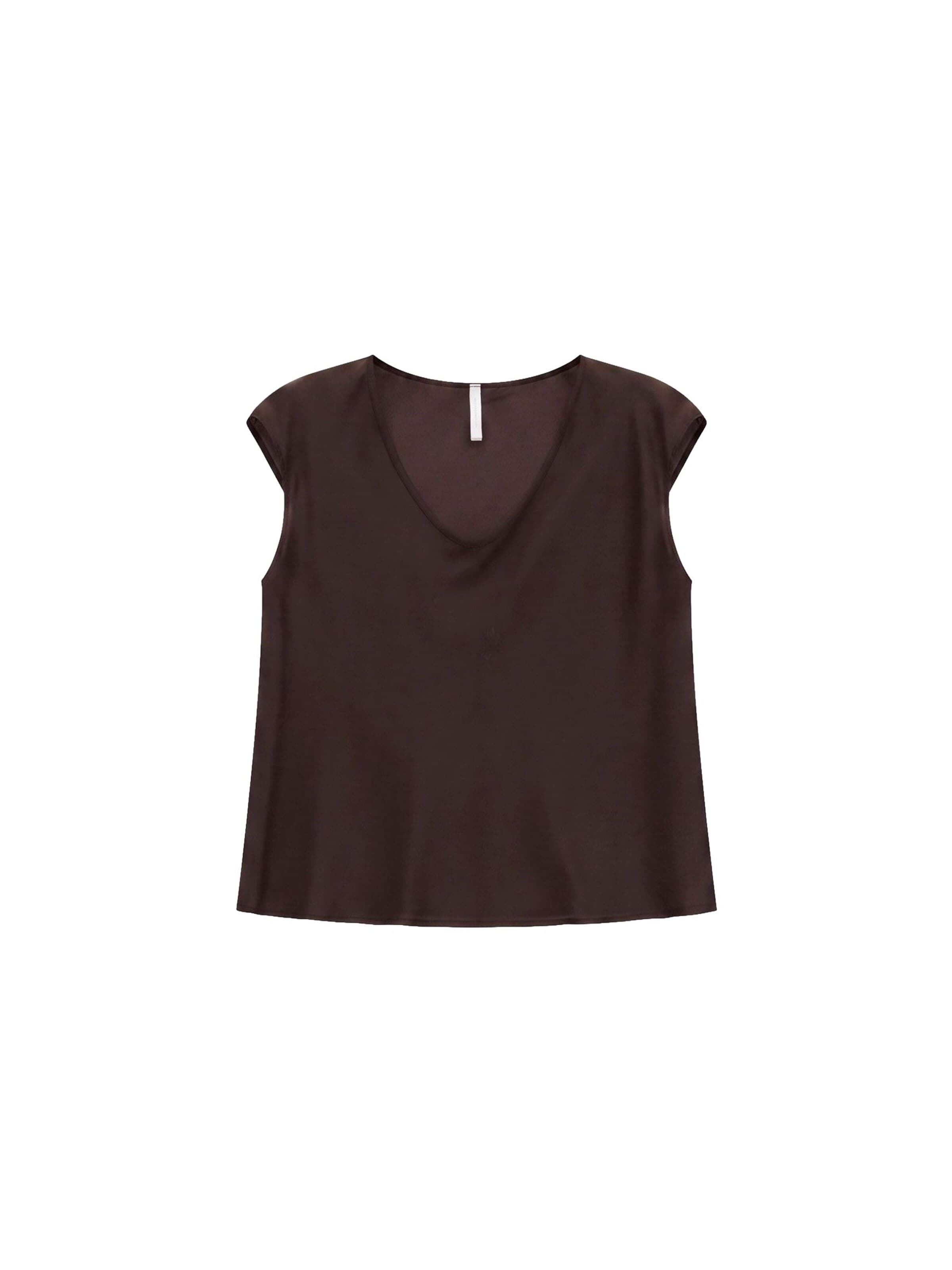 IMPERIAL Topp 'IMPERIAL TOP TOP' i brun: framsida