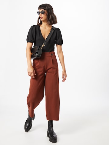 GLAMOROUS Shirt bodysuit in Black