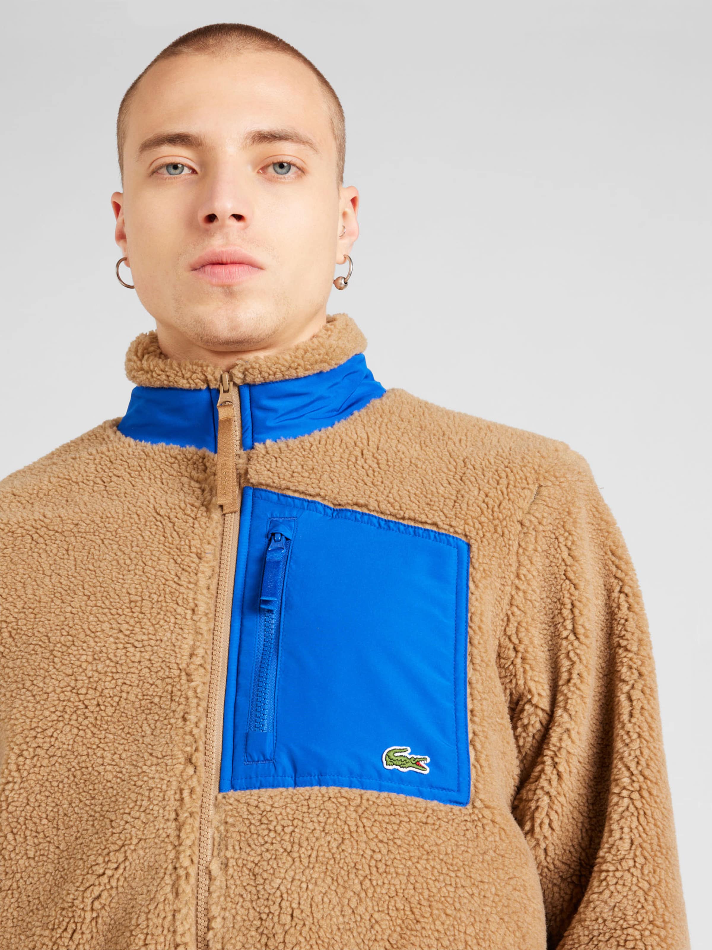 Lacoste hot sale fleece jacket