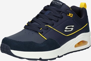 SKECHERS Sneakers 'UNO - RETRO ONE' in Blue: front