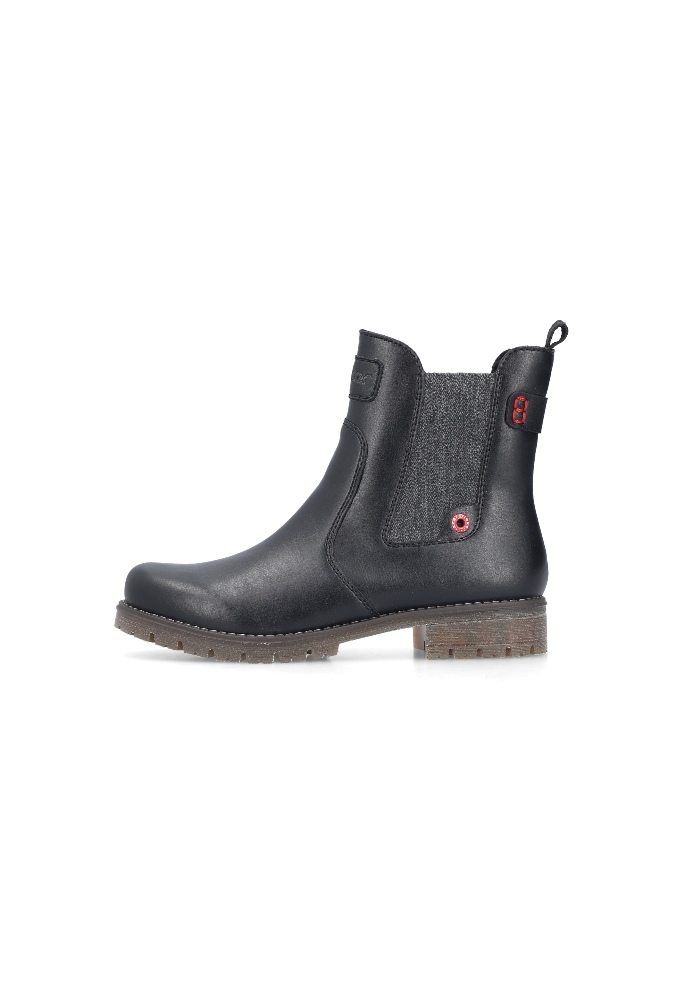 Rieker Chelsea boots in Zwart