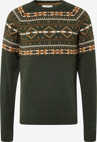 BLEND Pullover i grøn: forside