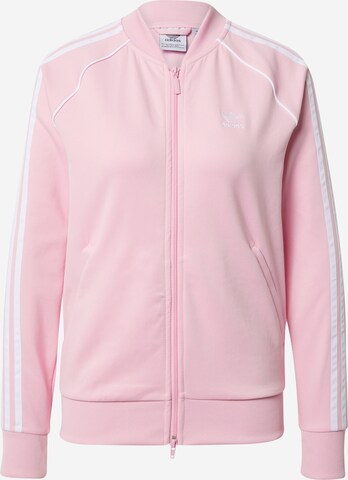 ADIDAS ORIGINALS Sweatvest 'Adicolor Classics Sst' in Roze: voorkant