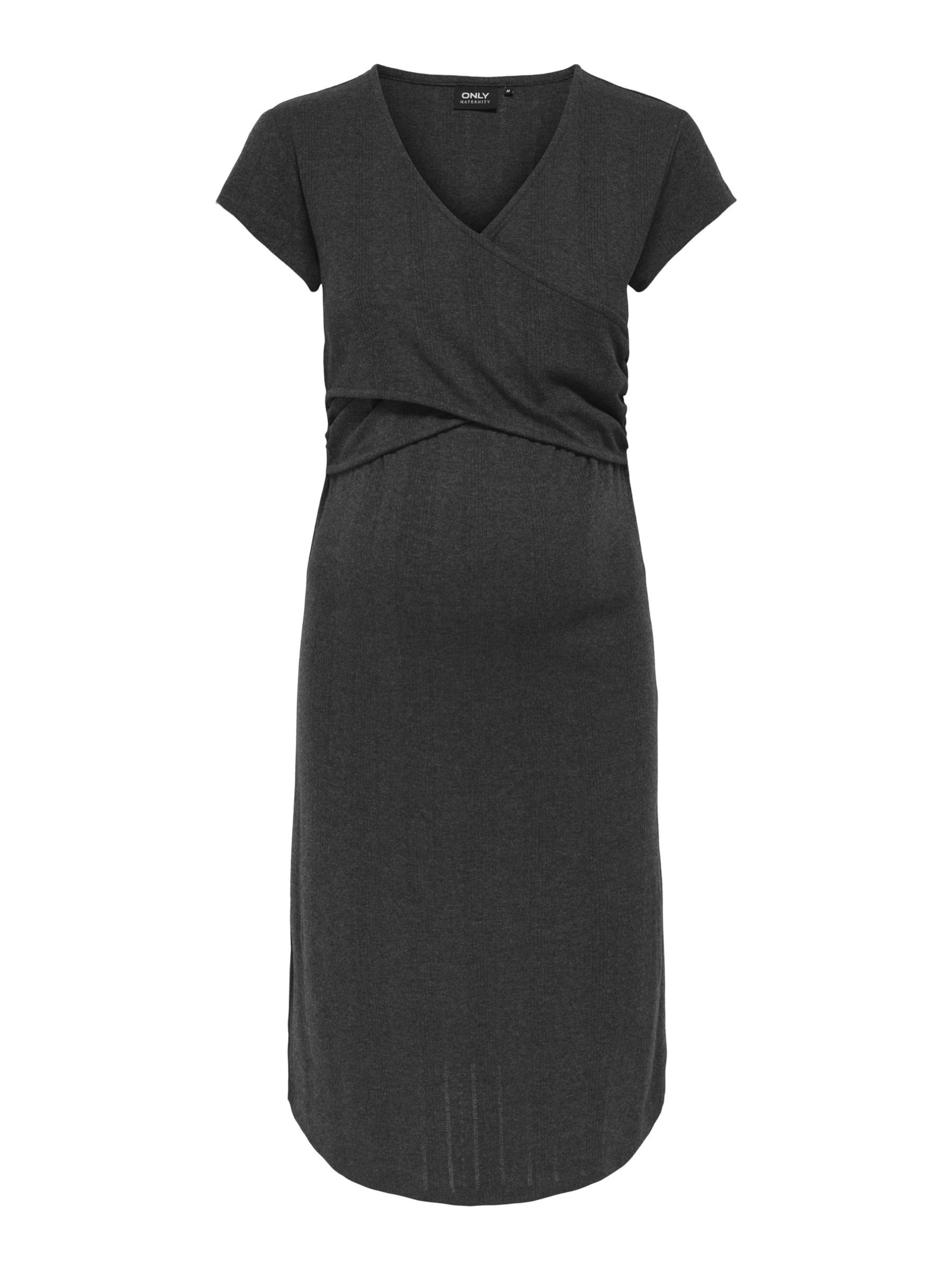 Only Maternity - Vestido en gris: frente