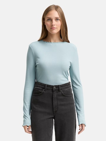 TOM TAILOR DENIM Shirt in Blue: front