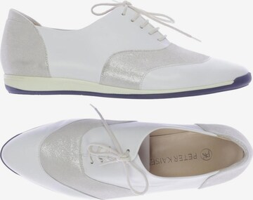 PETER KAISER Flats & Loafers in 37,5 in White: front
