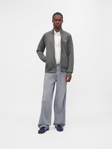 ADIDAS ORIGINALS Sweat jacket 'Trefoil Essentials' in Grey