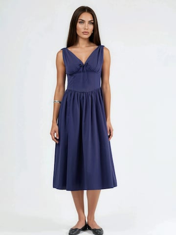 Robe Busem en bleu : devant