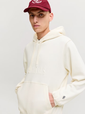 JACK & JONES Mikina 'JORFREDERIKSBERG' - Biela